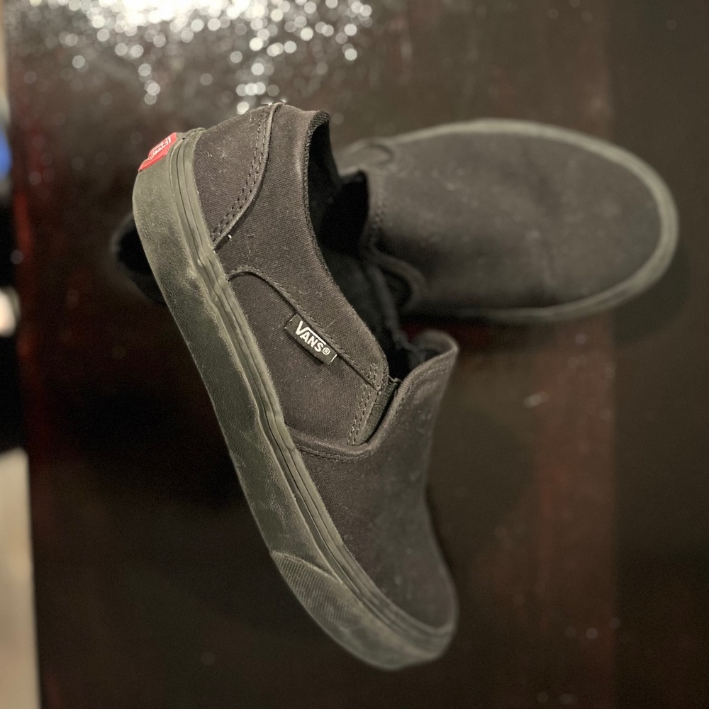 Vans black women's size 7